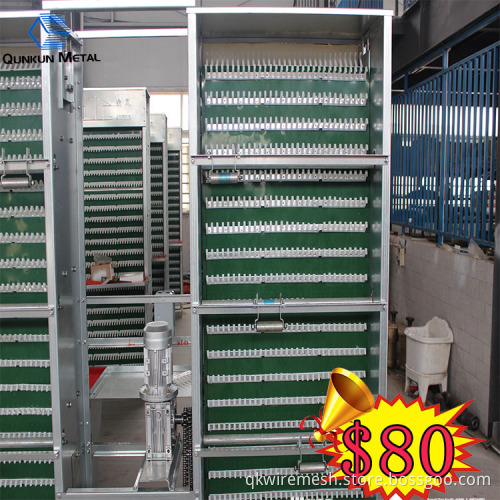 Hot-dipped Galvanized Broiler Chicken Cage